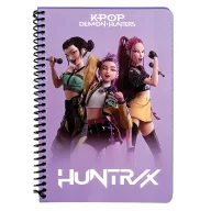   K-pop Demon Hunters Singers B/5 liniertes Spiralnotizbuch 105 Blatt
