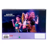 K-pop Demon Hunters Hunterx A/4 Spiral-Notizbuch, 30 Blatt