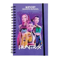   K-pop Demon Hunters Hunter X B/5 liniertes Spiralheft 70 Blatt