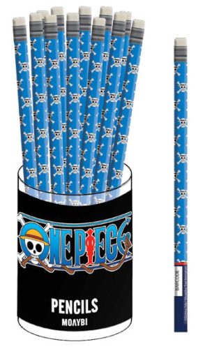 One Piece Skull HB Graphitstift mit Radiergummi-Ende
