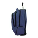 Real Madrid Blue Rollender Schulrucksack, Tasche 48 cm