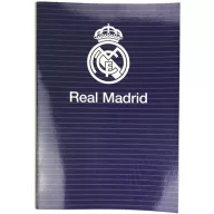 Real Madrid Blue B/5 liniertes Notizbuch 40 Blatt