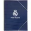Real Madrid Blue A/4 Gummibandmappe