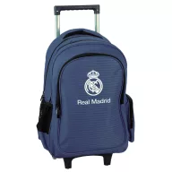 Real Madrid Blue rollender Schulranzen, 46 cm Tasche