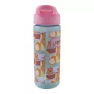 Capybara Chill Kunststoff matte Strohflasche 600 ml