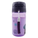 Disney Eiskönigin Modern Magic Plastikflasche mit Strohhalm und Haken 350 ml