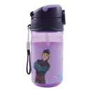 Disney Eiskönigin Modern Magic Plastikflasche mit Strohhalm und Haken 350 ml