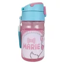 Disney Marie Dots Plastikstrohhalmflasche mit Haken 350 ml