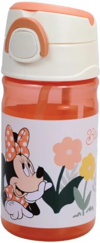 Disney Minnie  Floral Kunststoffflasche mit Haken 350 ml