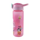 Disney Minnie Kindness Plastikflasche mit Strohhalm, matt, 600 ml