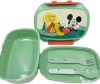 Disney Mickey  Nature Sandwichbox + Besteckset