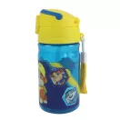 Paw Patrol Rubble Kunststoff Strohflasche mit Haken 350 ml