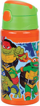Teenage Mutant Ninja Turtles Pizza Power Aluminiumflasche mit Haken 500 ml