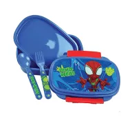 Spiderman Dino-Webs Sandwichbox + Besteckset