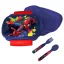 Spiderman Splotch Sandwichbox + Besteckset