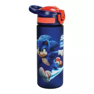   Sonic the Hedgehog Totally Faster Plastikflasche mit mattem Strohhalm 600 ml