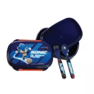 Sonic the Hedgehog Faster Sandwichbox + Besteck-Set
