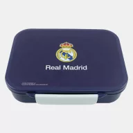 Real Madrid Blue Mehrkammerige Brotdose, Sandwichbox