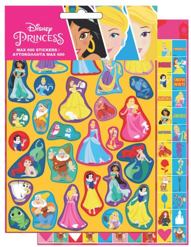 Disney Prinzessin 600 Stück Aufkleber Set