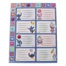 Disney Lilo und Stitch Aliens Heftetikett mit Aufklebern, 16 Stk