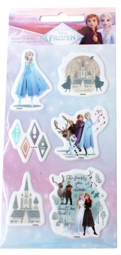 Disney Eiskönigin Castle puffiger Schwammaufkleber-Set