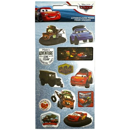 Disney Cars Adventure puffy Schaumstoff Aufkleber Set