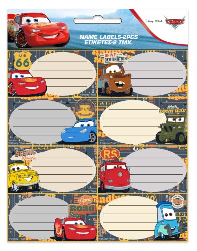 Disney Cars Road Booklet-Vignette (16 Stücke)