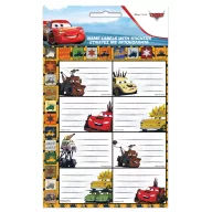 Disney Cars Road Heftetikett mit Aufklebern, 16 Stück
