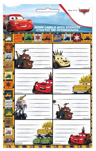 Disney Cars Booklet Vignette mit Aufkleber (16 Stücke)