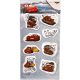 Disney Cars Mach flauschiges Schaumstoff-Aufkleberset