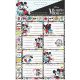 Disney Minnie Etikett für Hefte mit 16 Aufklebern