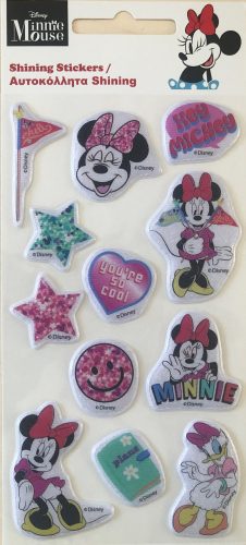 Disney Minnie glitzer Schaumstoff Aufkleber Set