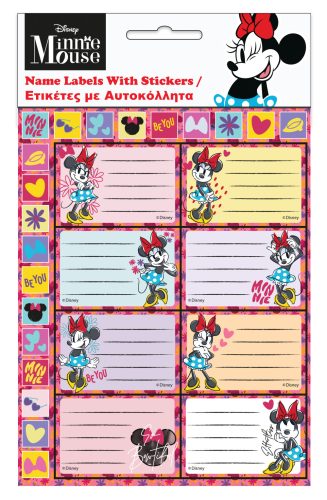 Disney Minnie Wink Booklet Vignette mit Aufkleber (16 Stücke)