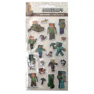 Minecraft Pixel Pals puffiges Schaumstoff-Aufkleberset