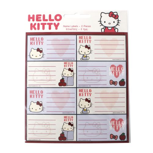 Hello Kitty Apple Heftetikett 16 Stk