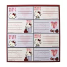 Hello Kitty Apple Heftetikett 16 Stk