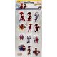 Spiderman Techno Racer puffy Schaumstoff-Aufkleber-Set