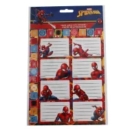 Spiderman Wall Heftetikett mit Aufkleber 16 Stk