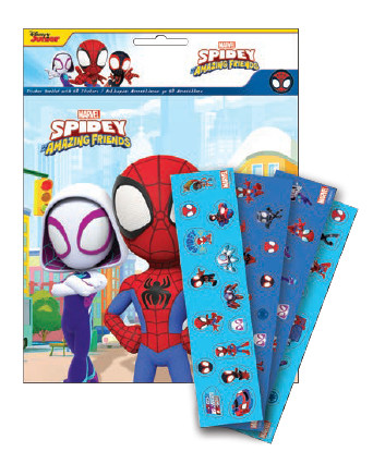 Spiderman Little Heroes Unite Stickeralbum mit 50 Aufklebern