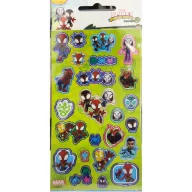 Spiderman Spidey Dino Webs holografisches Aufkleberset