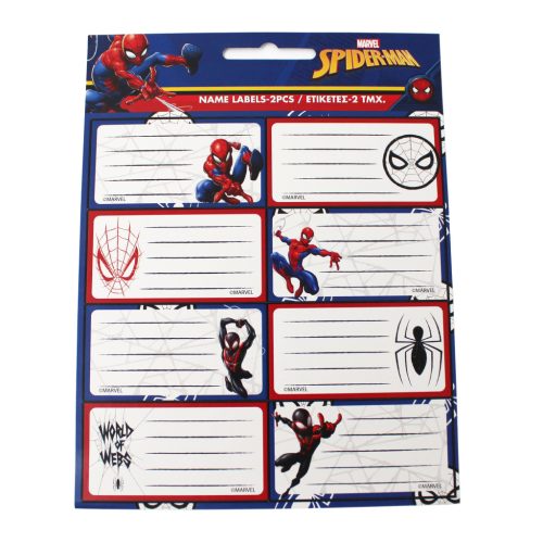 Spiderman World of Webs Notizbuch-Etikett 16 Stk