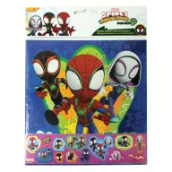 Spiderman Spidey Dino-Webs Stickeralbum mit 50 Stickern