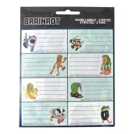 Brainrot Vibes Heftetiketten, 16 Stück