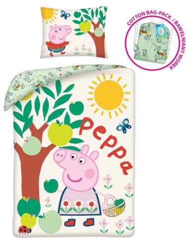 Peppa Wutz Tree Bettbezug 140×200cm, 70×90 cm
