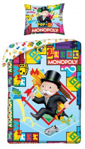 Monopoly Bettwäsche 140×200cm, 70×90 cm