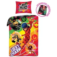   Miraculous Geschichten von Ladybug und Cat Noir Hero Bettwäschebezug 140×200cm, 70×90 cm