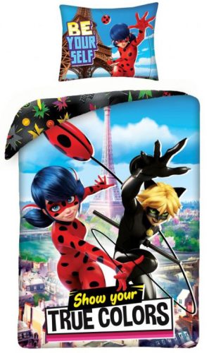 Miraculous Geschichten von Ladybug und Cat Noir Paris Adventure Bettwäsche 140×200cm, 70×90 cm