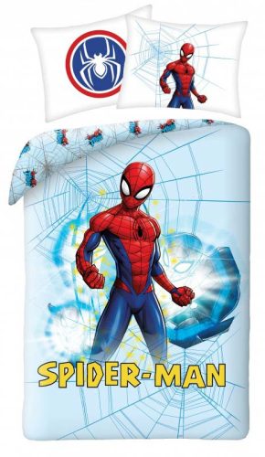 Spiderman Light Blue Bettwäsche 140×200cm, 70×90 cm