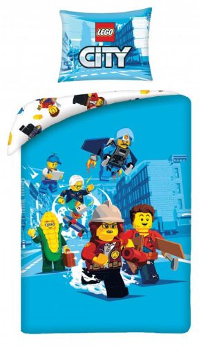 Lego City Bettwäsche 140×200cm, 70×90 cm