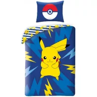 Pokémon Pika-Power Bettwäschebezug 140×200cm, 70×90 cm